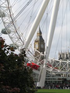 Big Ben and the London Eye